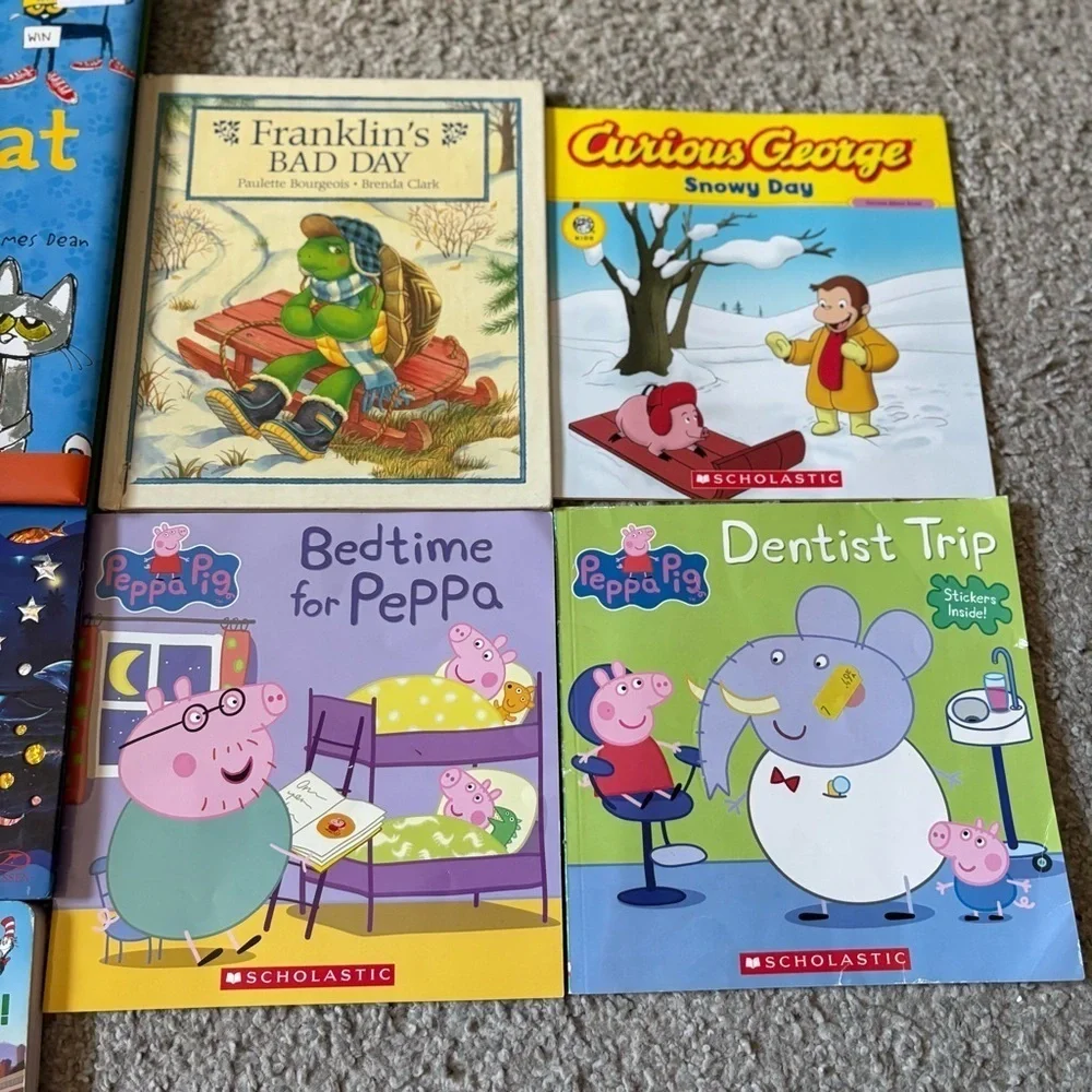 Storybook Collection Instant Library Book Bundle Lot Franklin Turtle Pete Cat